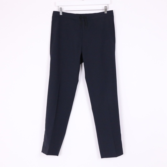 Sandro Alpha Tapered Wool Drawstring Pants - Picture 1 of 10